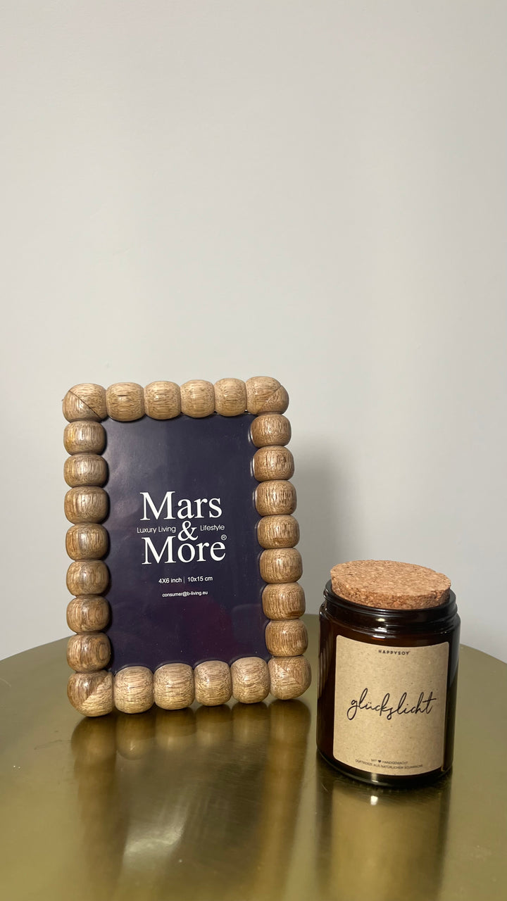 Geschenkset „Kleine Erinnerung“ – Bilderrahmen mit Duftkerze