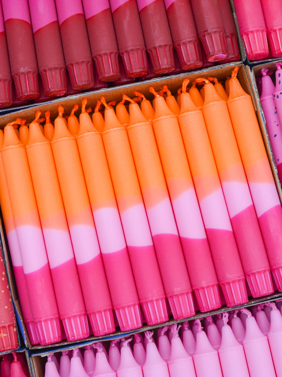 Stabkerze Pfirsichpunsch 20 cm