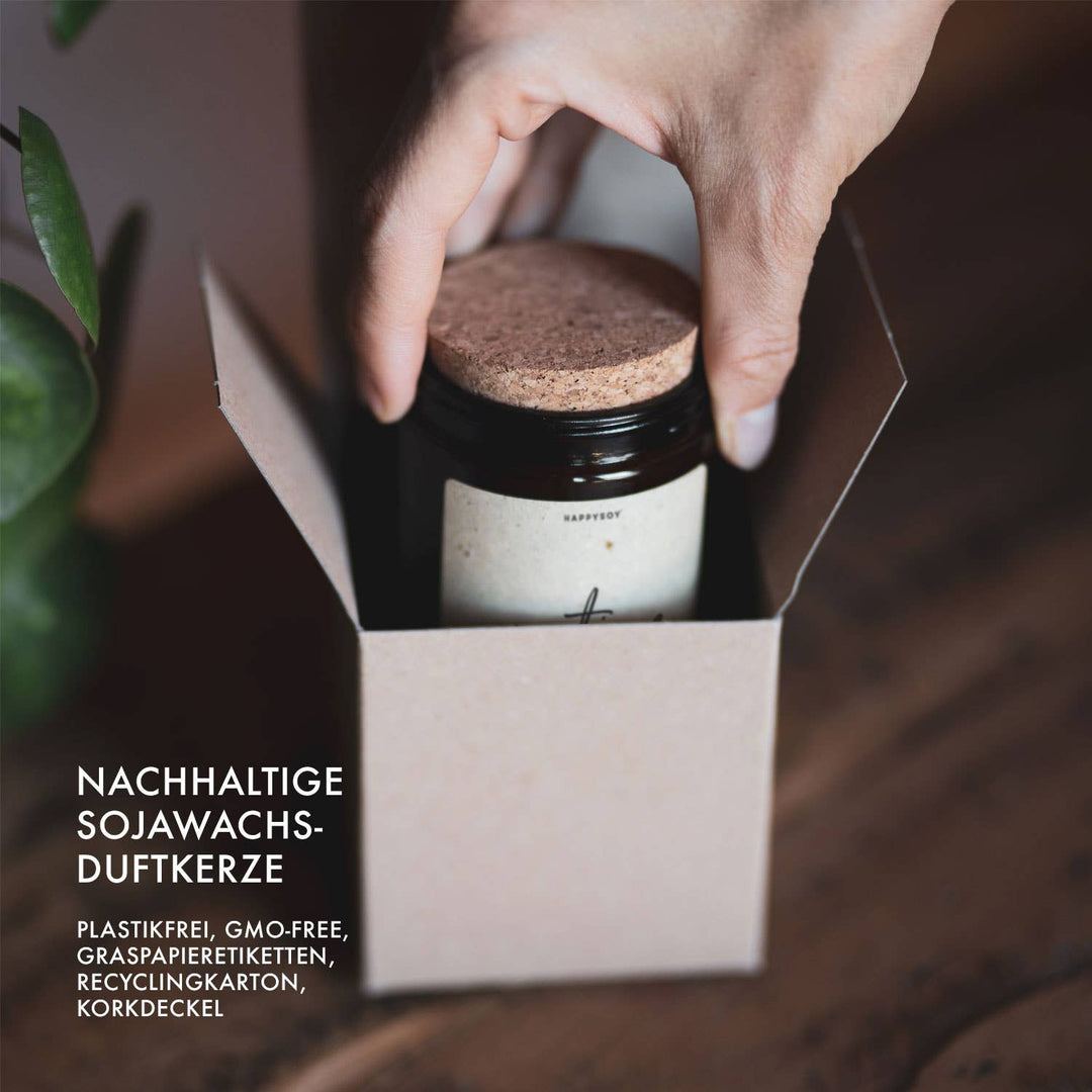 Minimalistische Duftkerze Me Time für Entspannung und gemütliches Zuhause