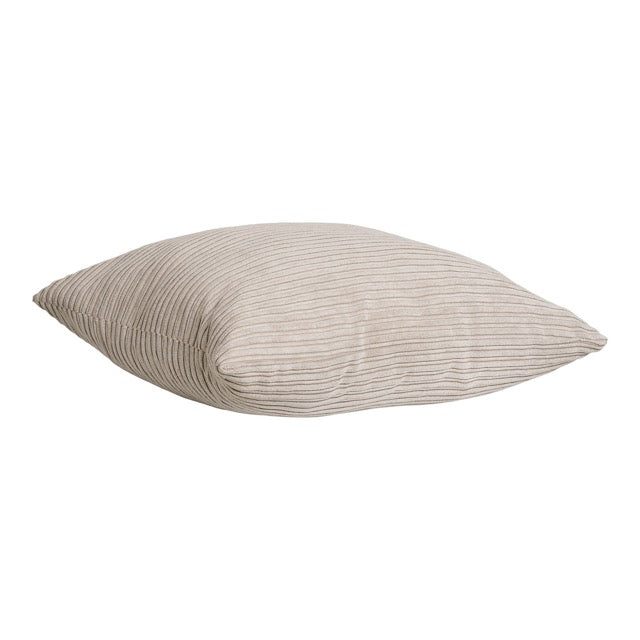 Kissen – Kobe, 45x45 cm, beige, seitenansicht