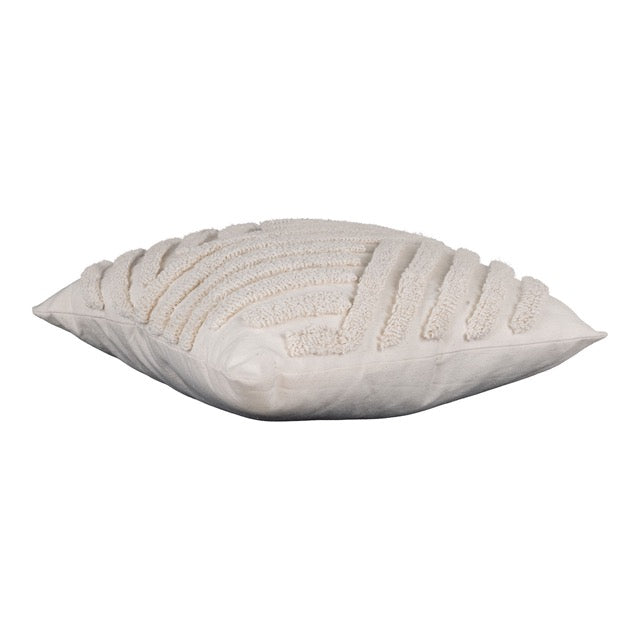 Kissen – Albany, weiß 45x45 cm Seitenansicht